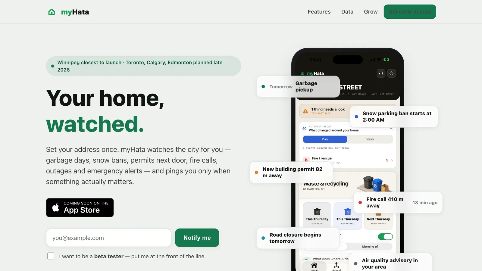The myhata.app product site